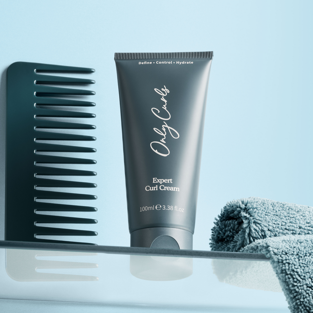  Only Curls Hydrating Curl Crème, Intense Moisture Leave-In and Expert Curl Cream for different curl types