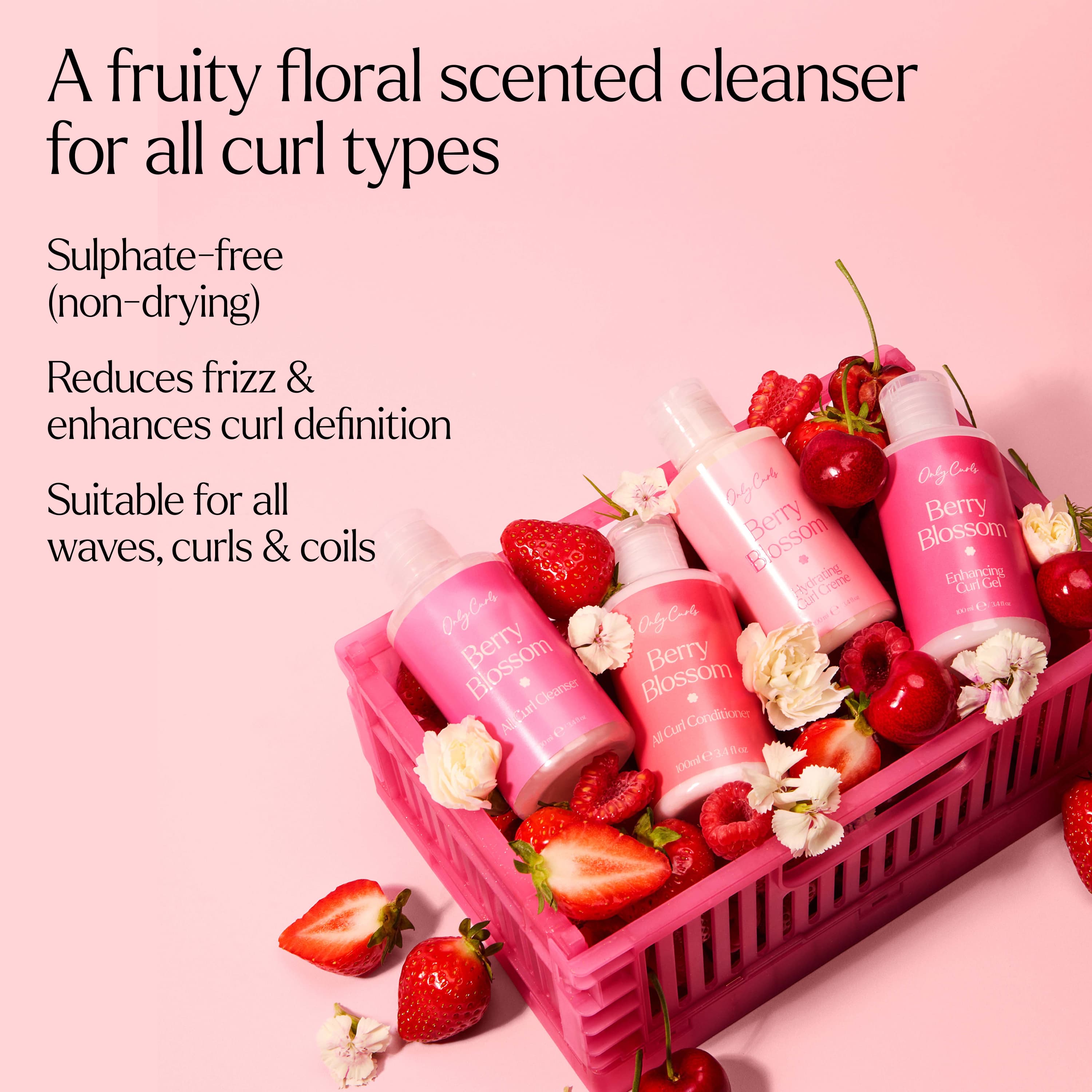 Only Curls Berry Blossom All Curl Cleanser