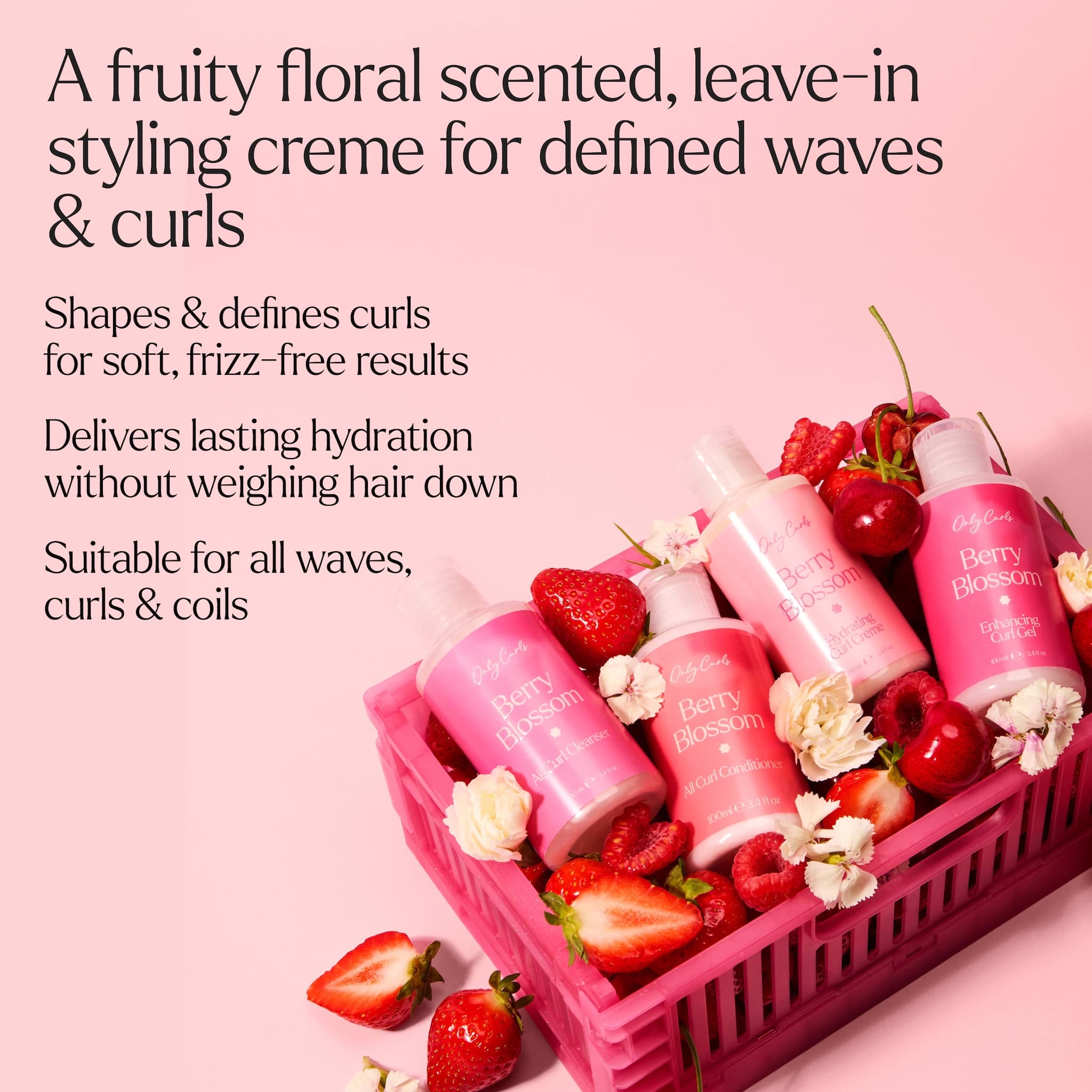 Only Curls Berry Blossom Hydrating Curl Creme
