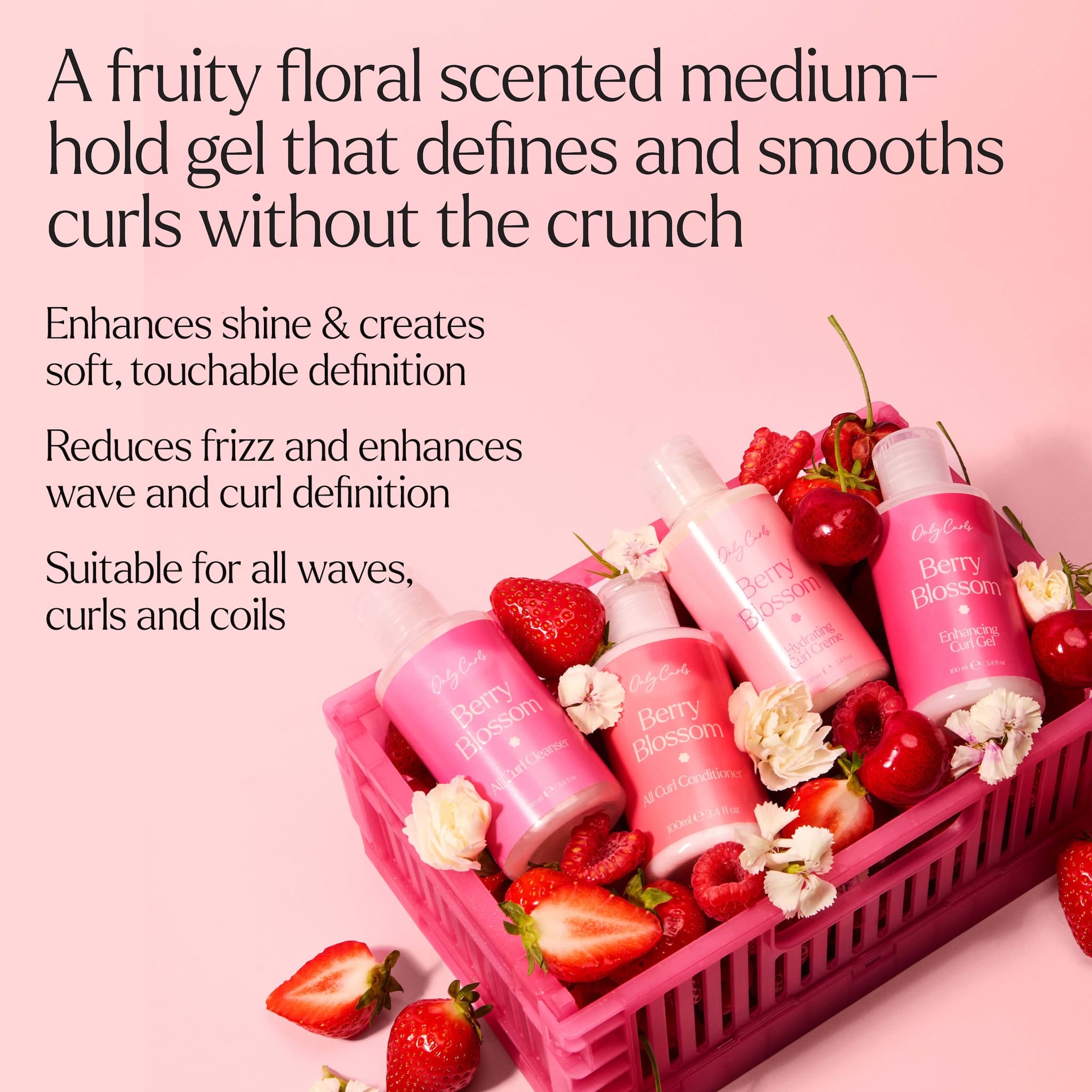 Only Curls Berry Blossom Enhancing Curl Gel