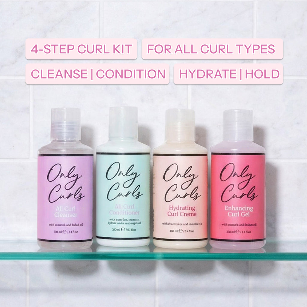 Curly Hair Discovery Set – Cleanse, Hydrate & Define Curl Routine - Only Curls