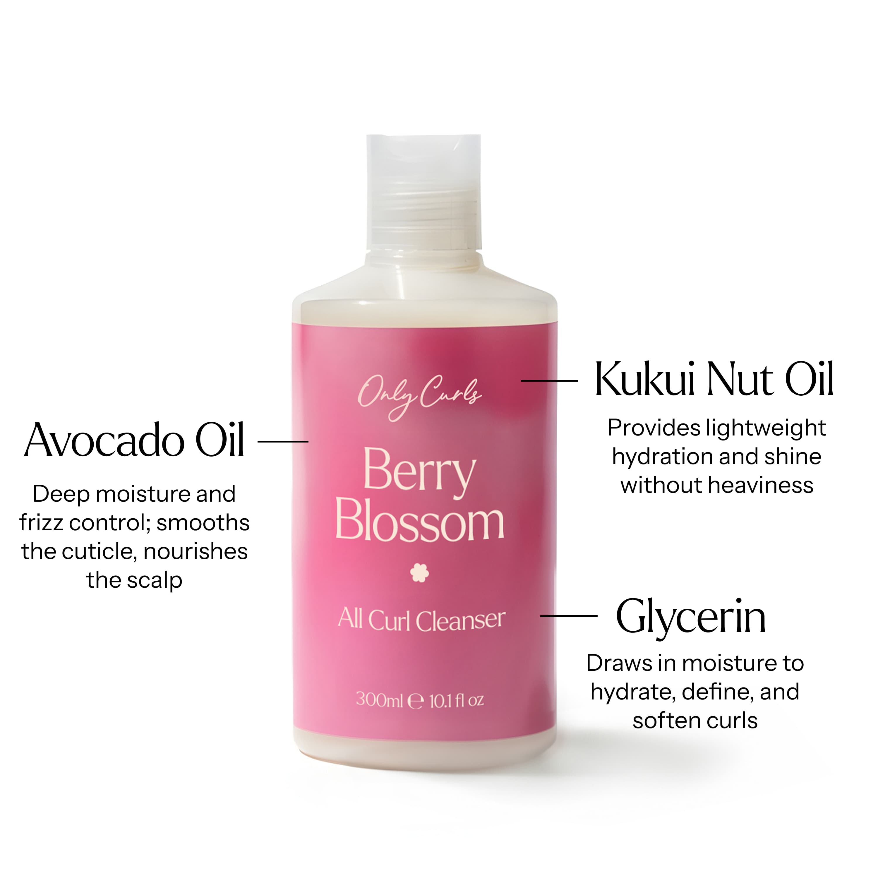 Only Curls Berry Blossom All Curl Cleanser