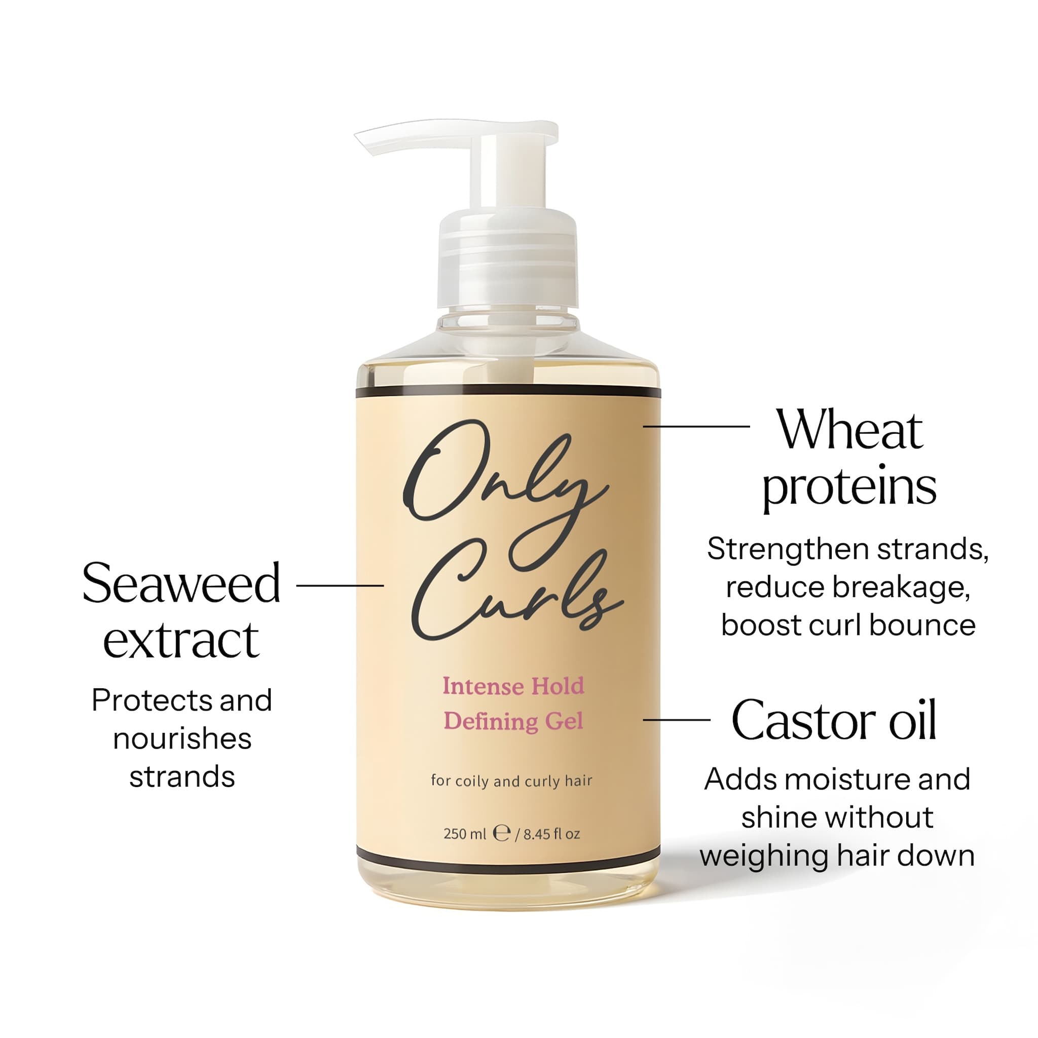 Only Curls Intense Hold Defining Gel