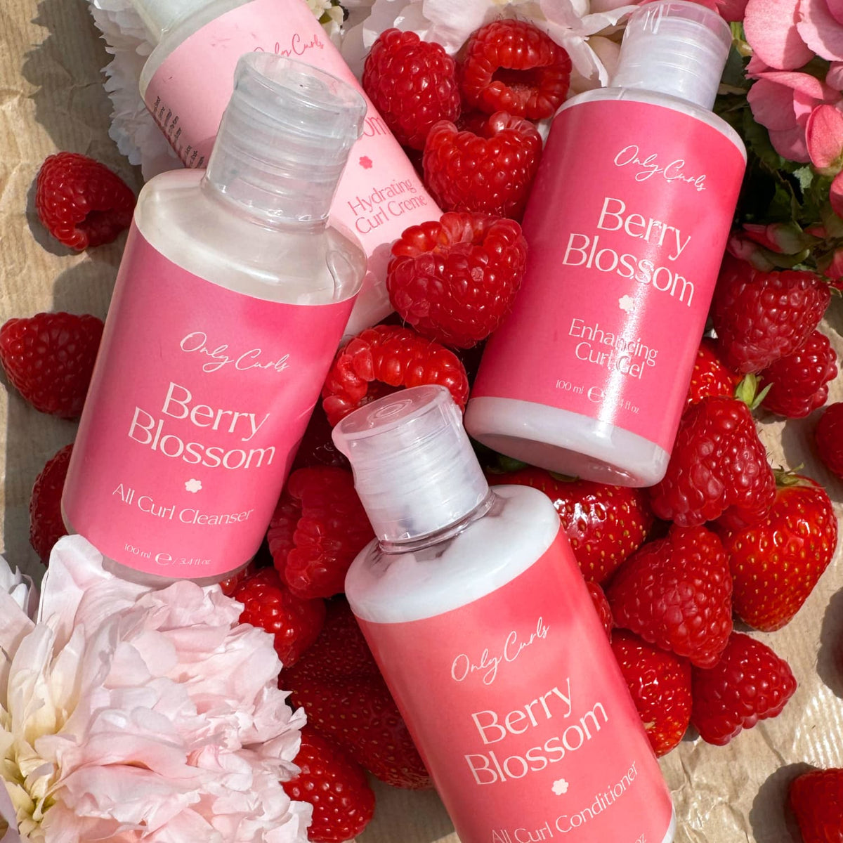 Only Curls Berry Blossom Mini Travel Bundle - Only Curls