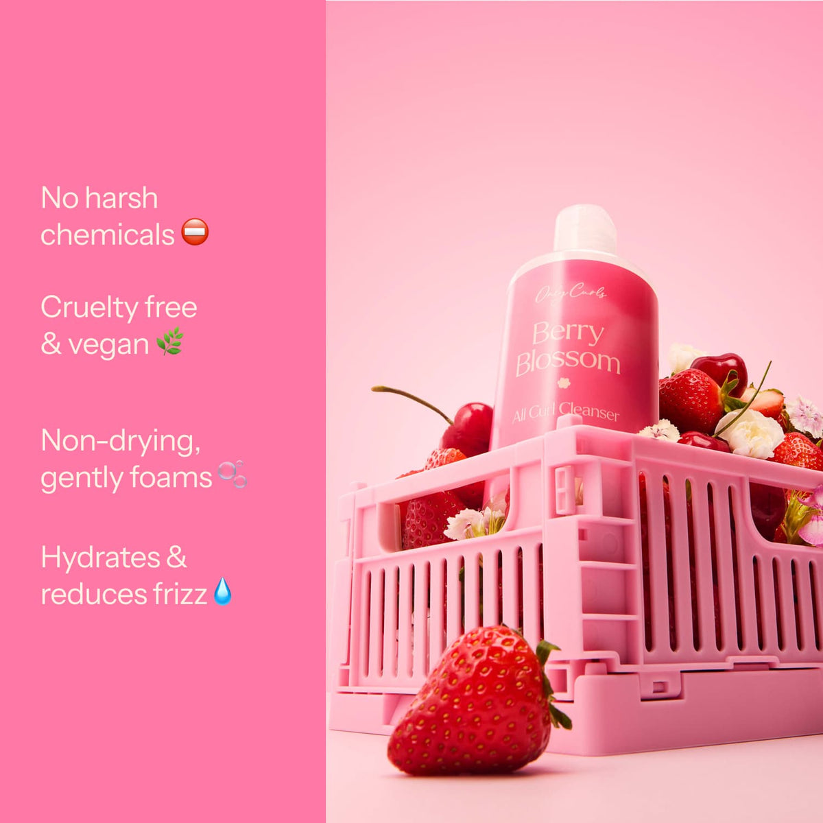 Only Curls Berry Blossom All Curl Cleanser - Only Curls