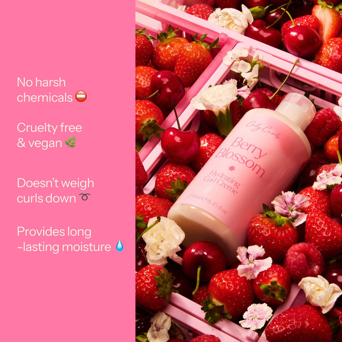 Only Curls Berry Blossom Hydrating Curl Creme - Only Curls