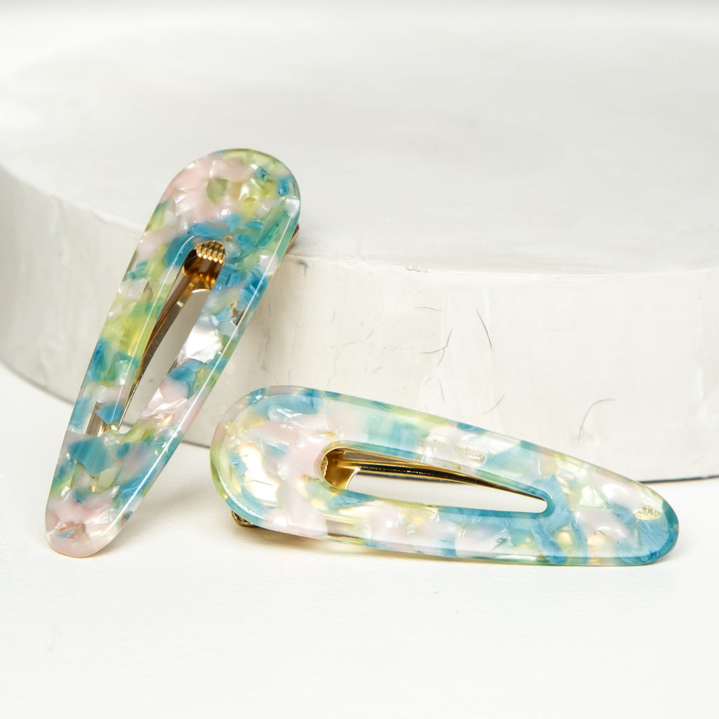 Only Curls Colour Splash Crocodile Hair Clips - Only Curls