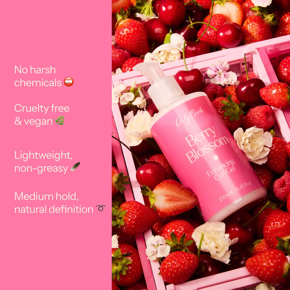 Only Curls Berry Blossom Enhancing Curl Gel - Only Curls