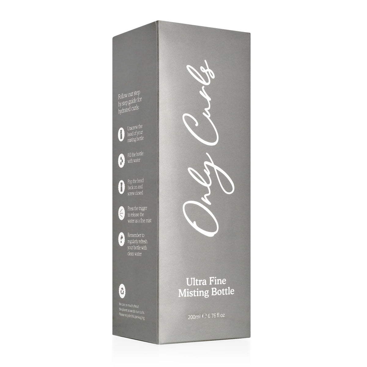 Only Curls Misting Bottle - Grey - Only Curls