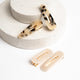 Only Curls 4-Pack Crocodile Hair Clips - Tort Speckle