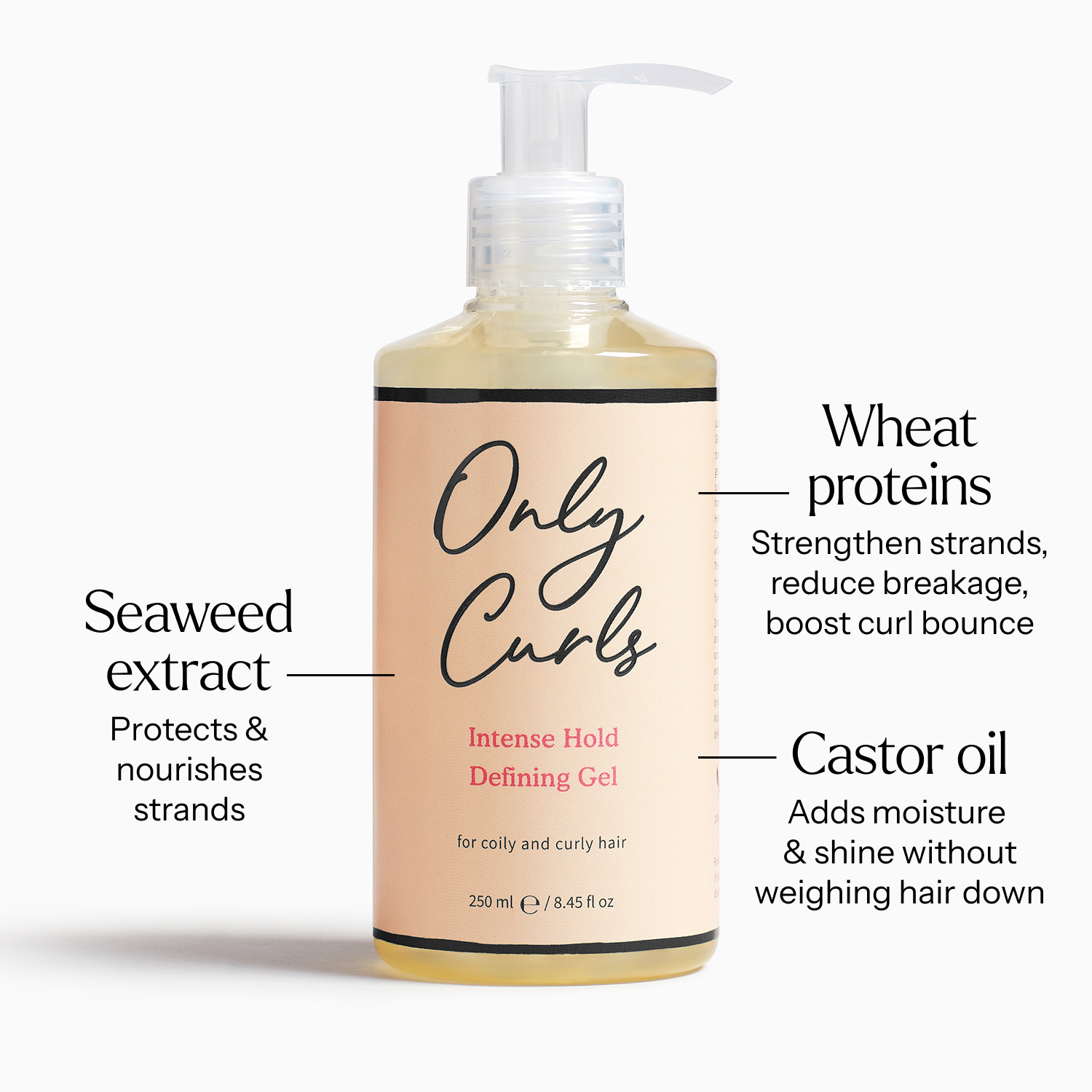 Only Curls Intense Hold Defining Gel - Only Curls