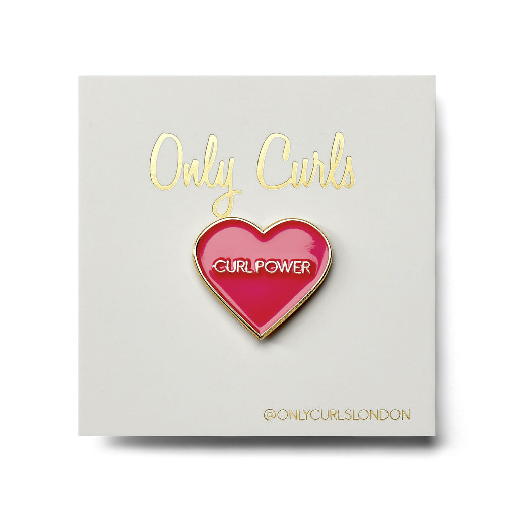 Only Curls Pin Badge - Curl Power - Only Curls