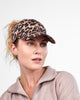 Satin Lined Baseball Hat (open back) - Leopard Only Curls