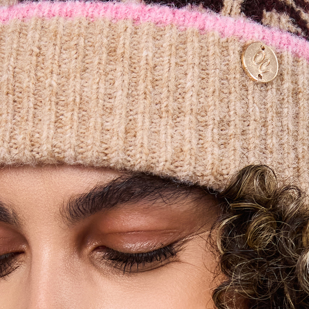 Only Curls Leopard Satin-Lined Beanie & Glove Set - Only Curls