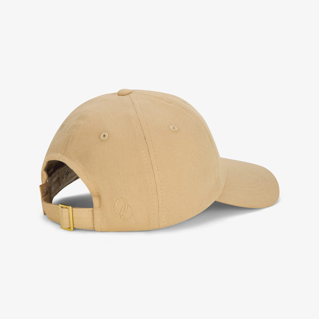 Satin Lined Baseball Hat (full cap) - Caramel OC