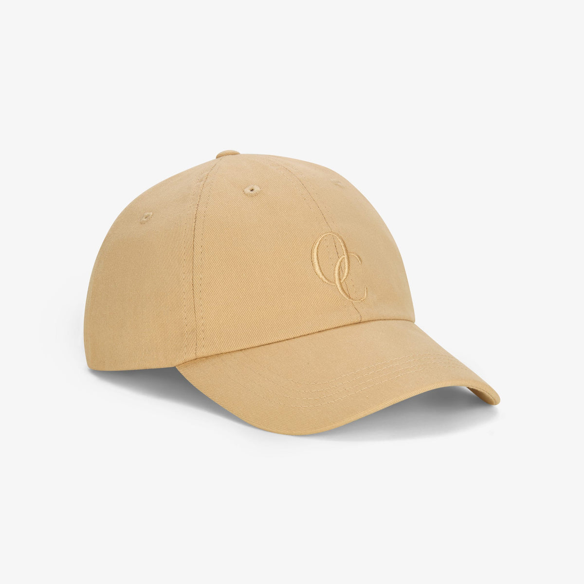 Satin Lined Baseball Hat (full cap) - Caramel OC