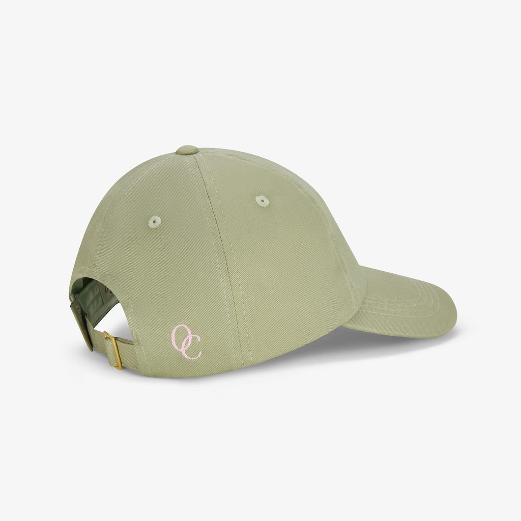 Satin Lined Baseball Hat (full cap) - Matcha Green The Curls Are The Outfit