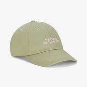 Satin Lined Baseball Hat (full cap) - Matcha Green The Curls Are The Outfit