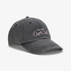 Satin Lined Baseball Hat (full cap) - Washed Black Curl Club