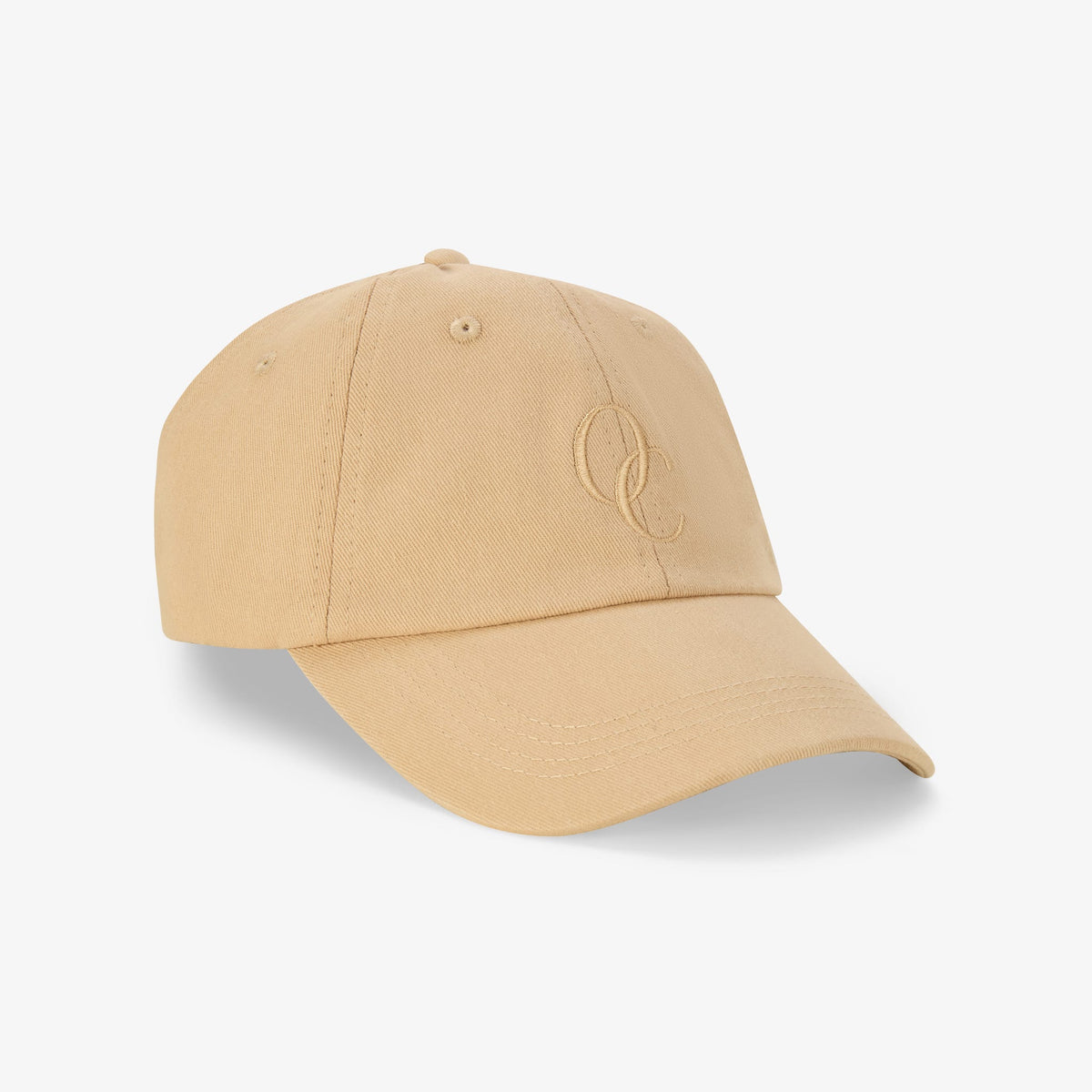 Satin Lined Baseball Hat (open back) - Caramel OC