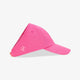 Satin Lined Baseball Hat (open back) - Hot Pink Curly