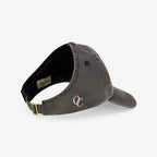 Satin Lined Baseball Hat (open back) - Washed Black The Curls Are The Outfit