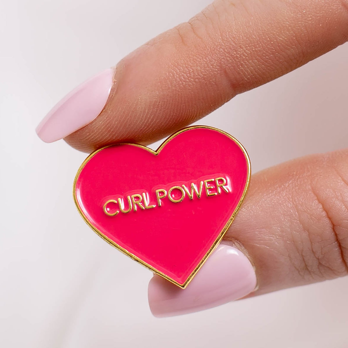 Only Curls Pin Badge - Curl Power - Only Curls