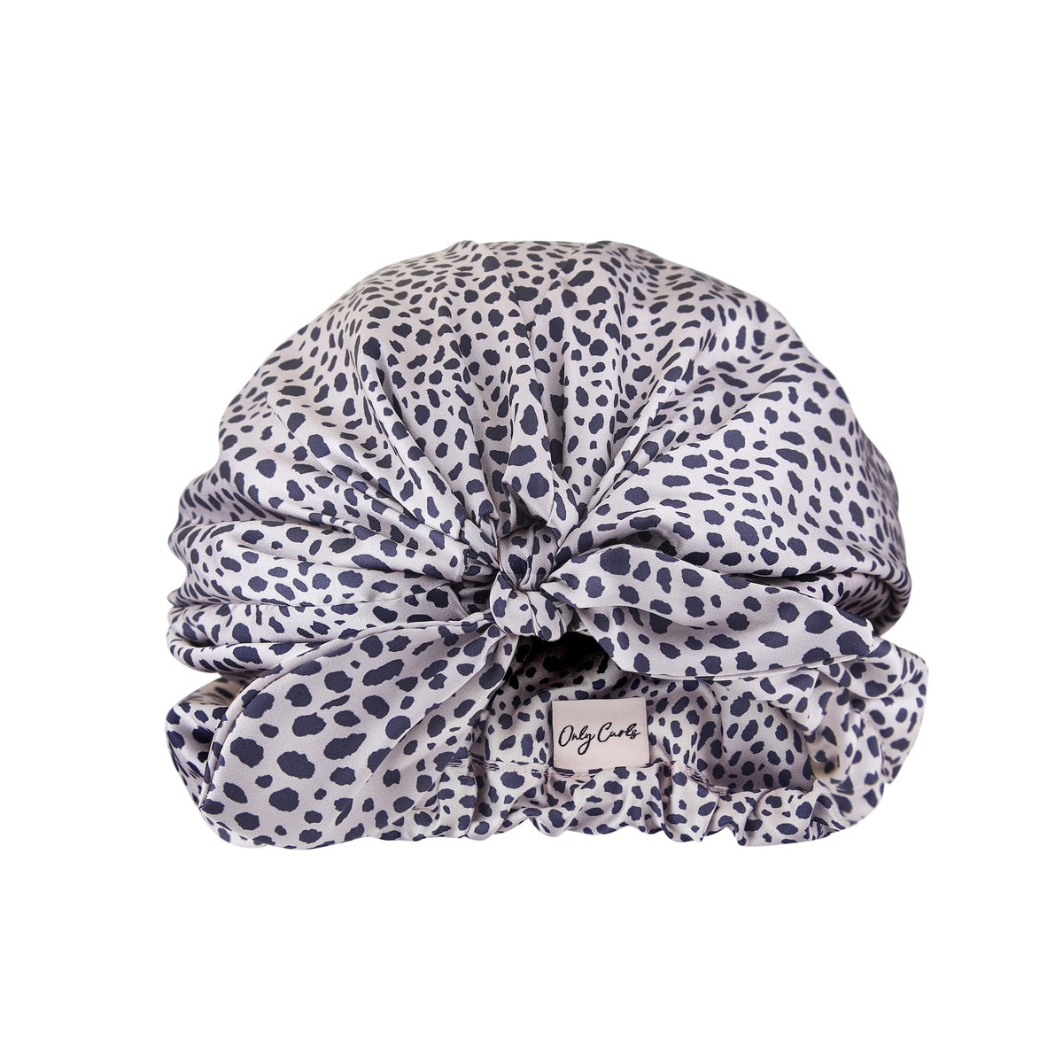 Only Curls Satin Sleep Turban - Bronze Animal - Only Curls