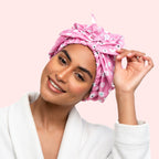 Only Curls Shower Cap - Dusty Pink Daisy - Only Curls